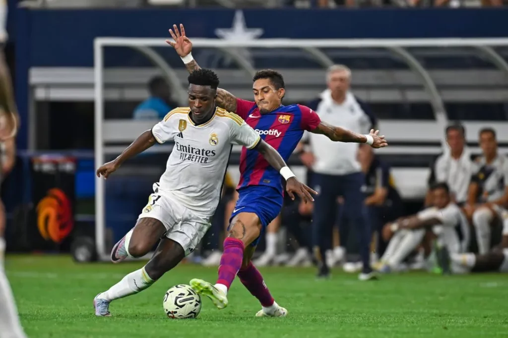 Vinicius Junior Match Against Barcelona (El Clásico)